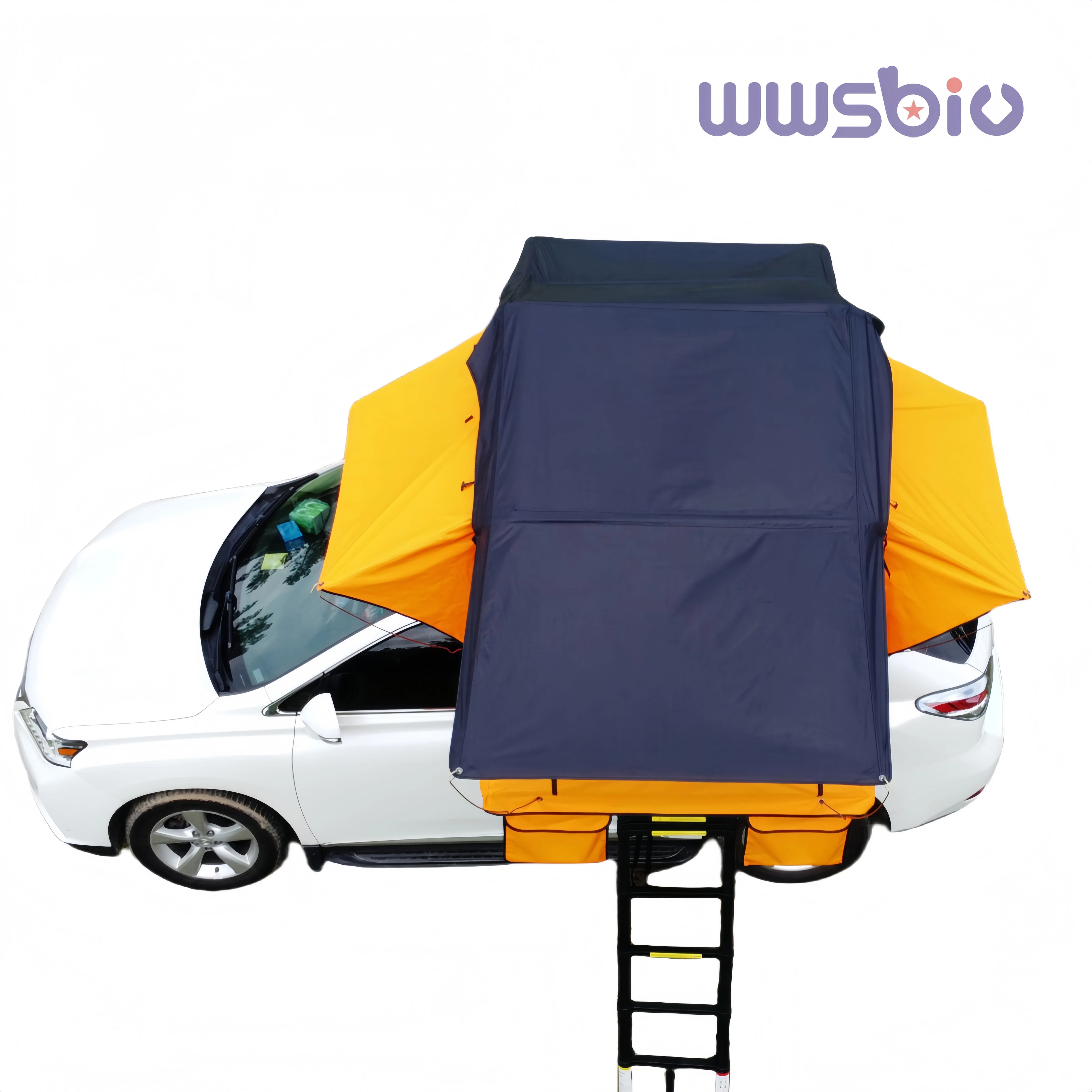 Tienda de techo impermeable, tienda de techo superior suave plegable retráctil para exteriores para 1-4 personas - imagen 3