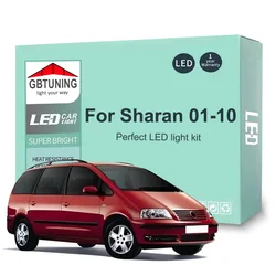 Bombillas LED Canbus interior y maletero para VW Sharan 7M 2001-2010