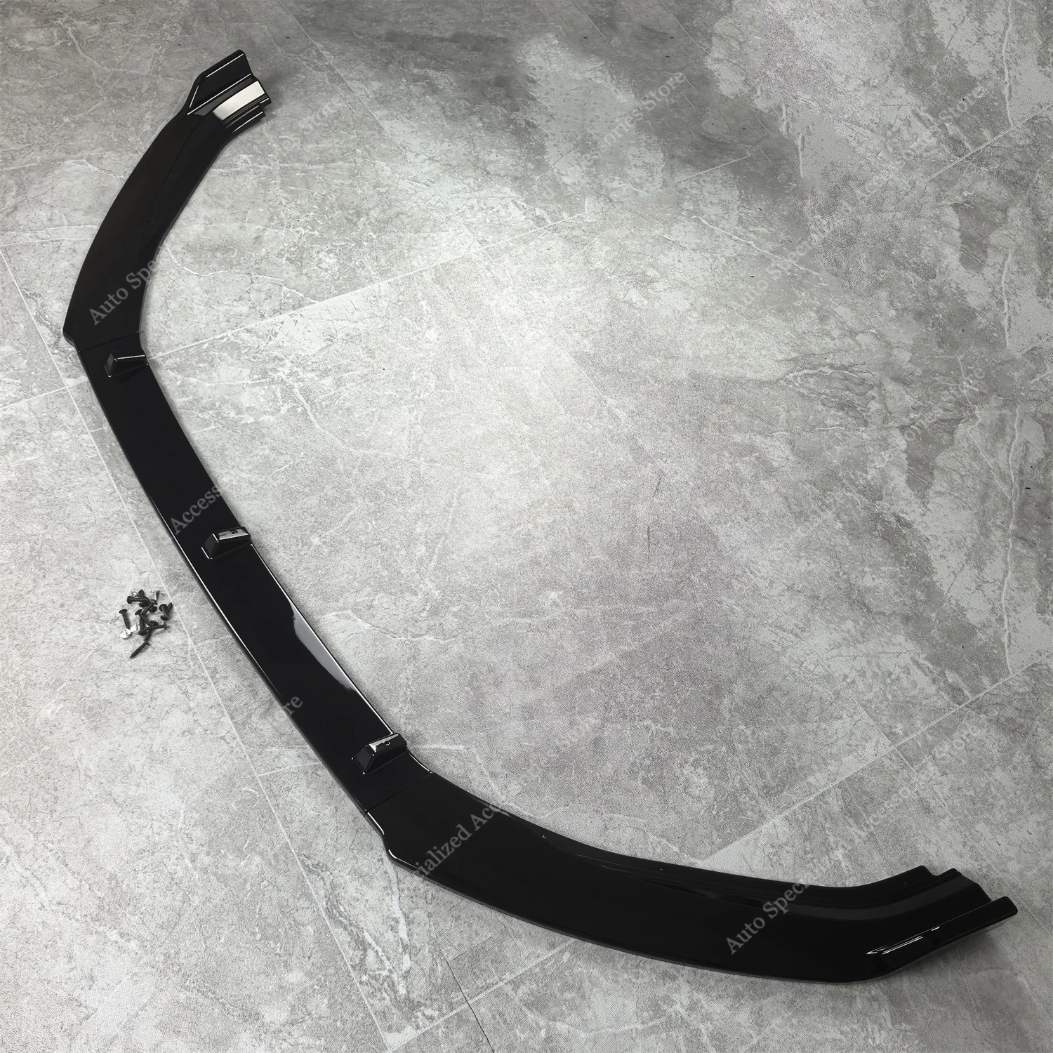 Difusor divisor de alerón de parachoques delantero ABS negro brillante para Audi S5 A5 B8 8T 8F S-Line 2007-2011 kits de carrocería pre-Facelift Tuning - imagen 4