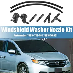 Autohaux 76810-TK8-A01 Boquillas limpiaparabrisas Honda con manguera