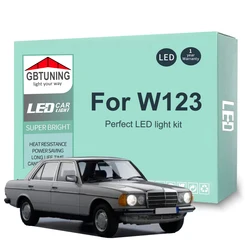 Bombillas LED Interior Canbus Mercedes Benz W123 Clase E 200 220D 230 250 280E 300D