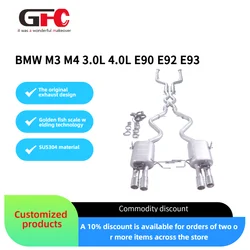 Cat-back silenciador de válvula para BMW M3/M4 E90 E92 E93 3.0L 4.0L