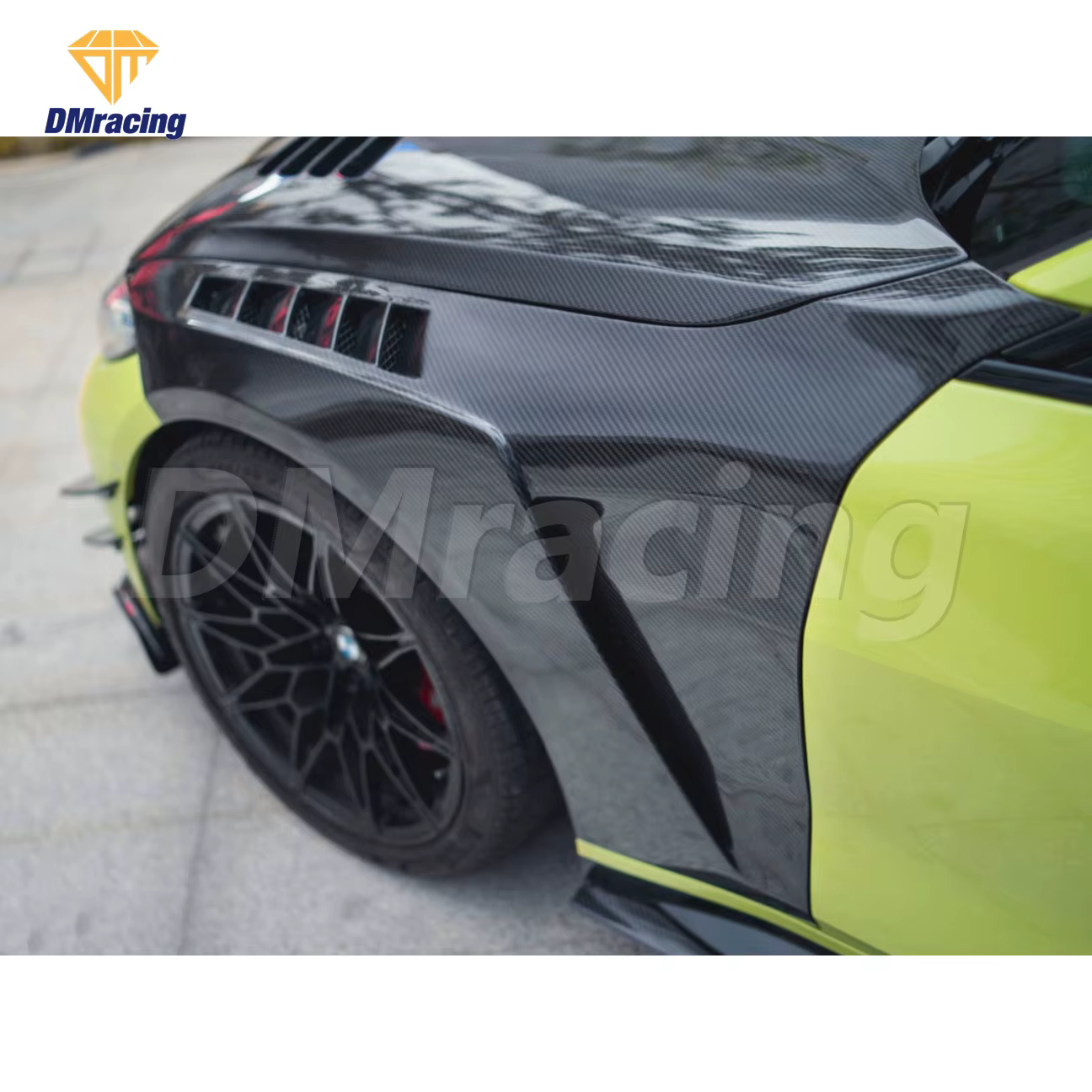 Guardabarros delantero fibra carbono CMST para BMW M4 G82 - imagen 5