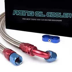 Kit enfriador aceite 10 filas con placa sándwich termostato y manguera