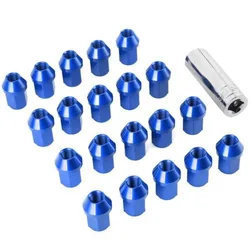Tuercas cubo rueda ligeras 7075 M12x1.25 M12x1.5 M14x1.5 Hex 19mm