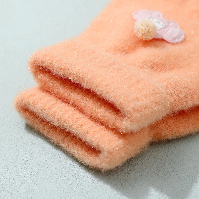 Guantes invierno niños 6-10 años resistentes al frío – Color sólido tipo completo - imagen 4