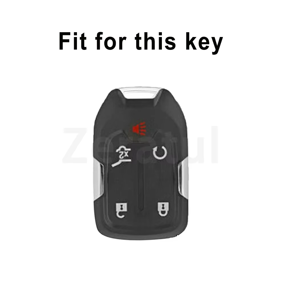 Carcasa de TPU para mando Chevrolet Silverado y GMC Sierra, 5 botones - imagen 2