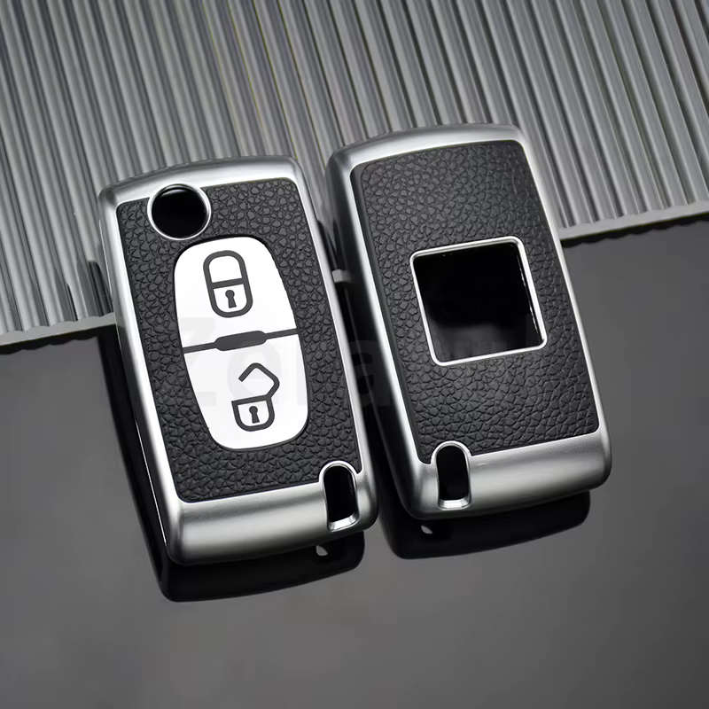 Detalle de la funda para llave de coche