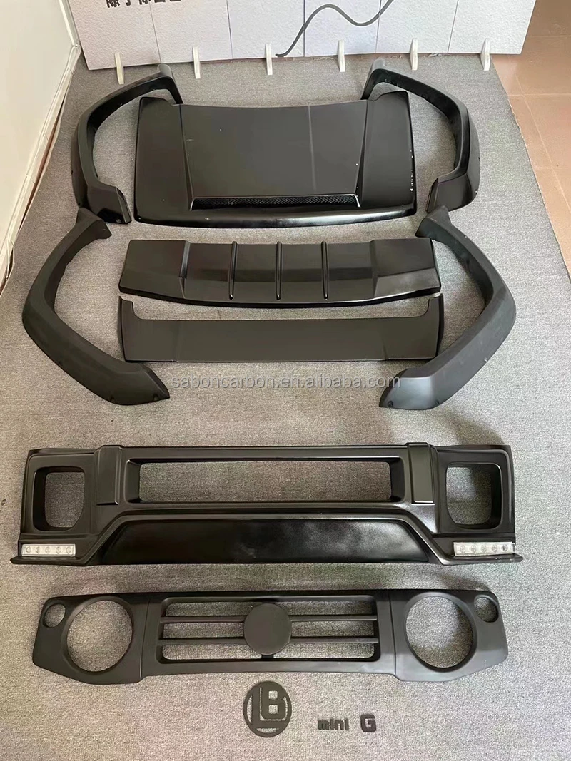 Vista del conjunto estilo LB para Jimny JB64/JB74