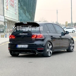 Aletas para alerón de techo trasero Volkswagen Golf 6 GTI/R