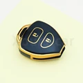 2 button black cover