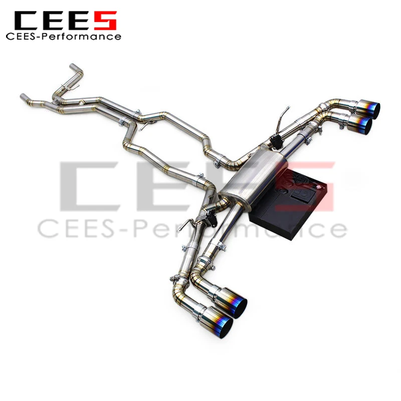 Escape CEES deportivo con válvula para Porsche Cayenne 958 V6 3.6 - imagen 3