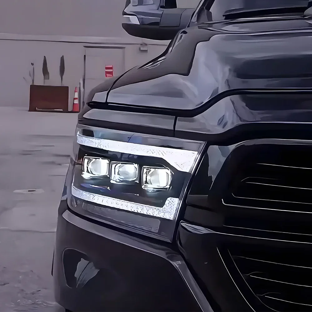 Lámparas delanteras LED proyector instalación rápida para Dodge Ram - imagen 5