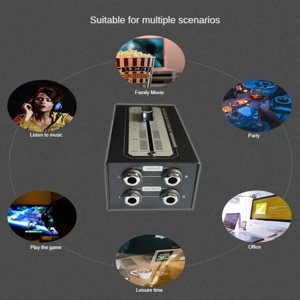 AU63 Controlador volumen escritorio atenuador conector hembra 6,5 mm - imagen 3