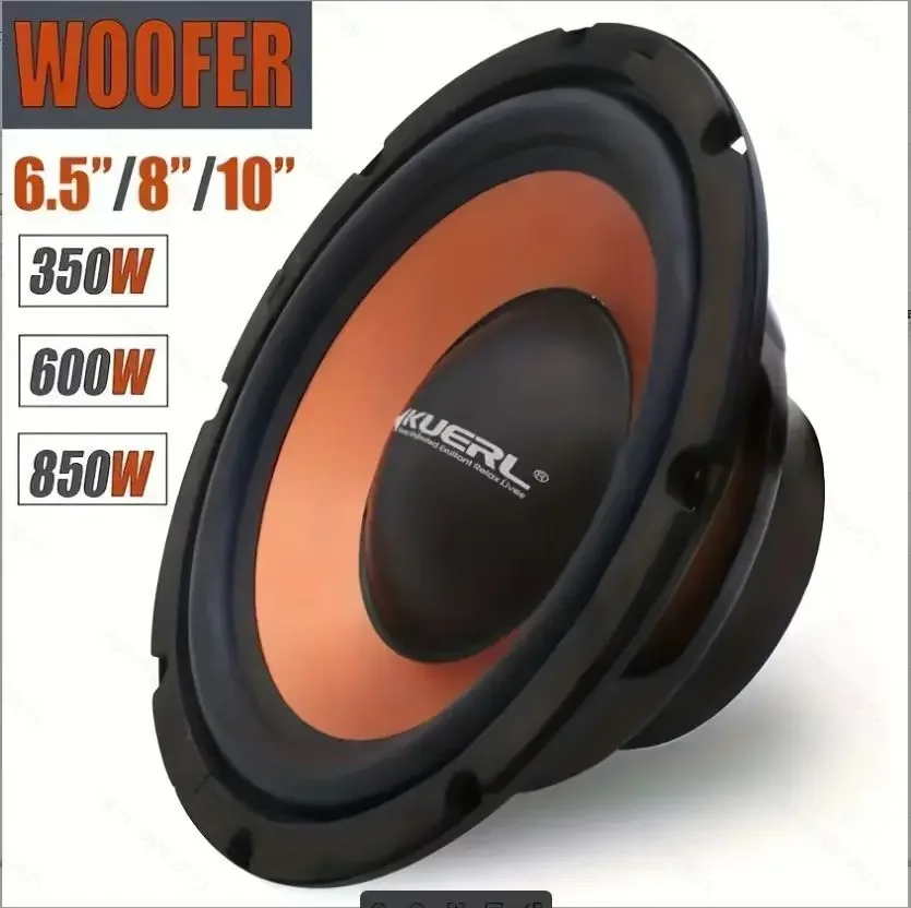 Kit altavoz coaxial Able alta potencia subwoofer 6.5 8 10 pulgadas – tuning coche - imagen 2