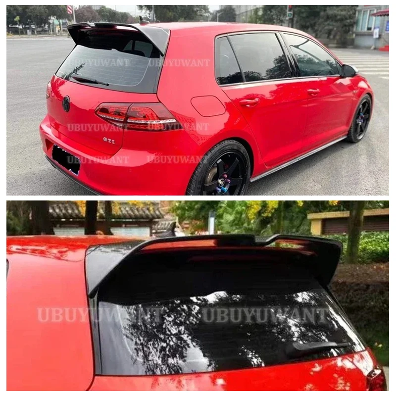 Para VW Golf 7 MK 7 GTI R Oettinger estilo coche cola superior alerones de viento alas coches maletero trasero techo alerón deportivo ala estilo