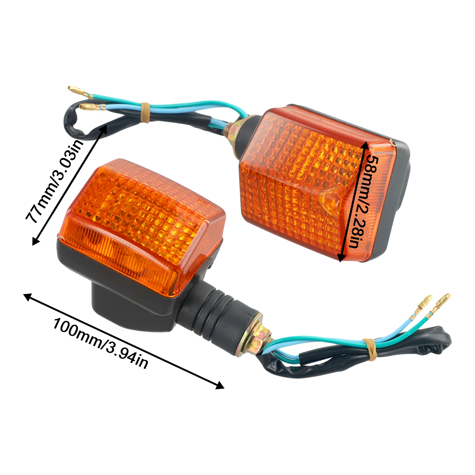 Luz intermitente señal giro Honda XR 650L 1993-2021 ABS acrílico - imagen 3