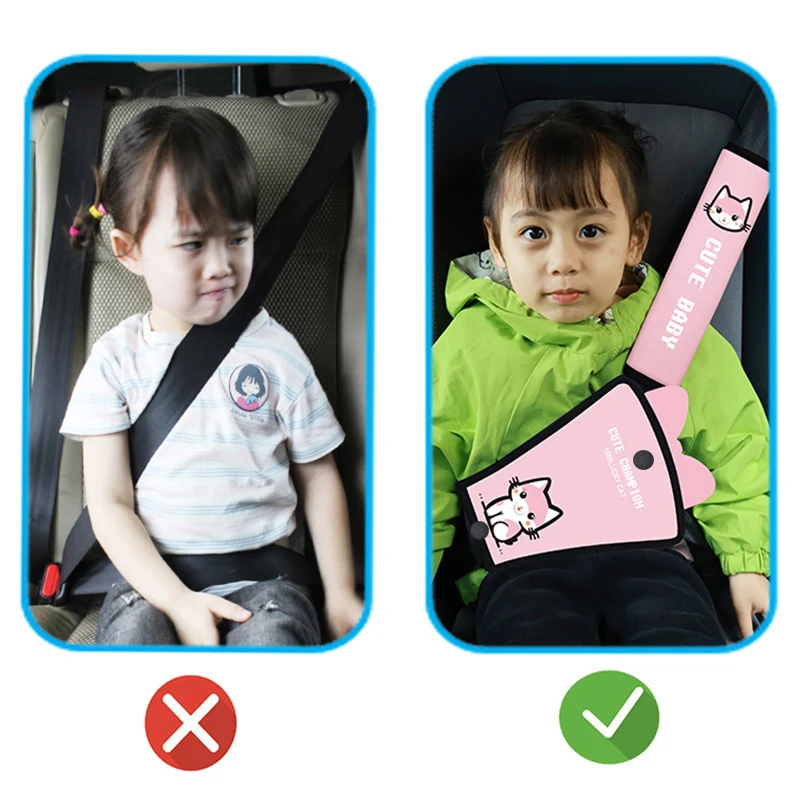 Protector cinturón seguridad infantil para niños – acolchado universal - imagen 2
