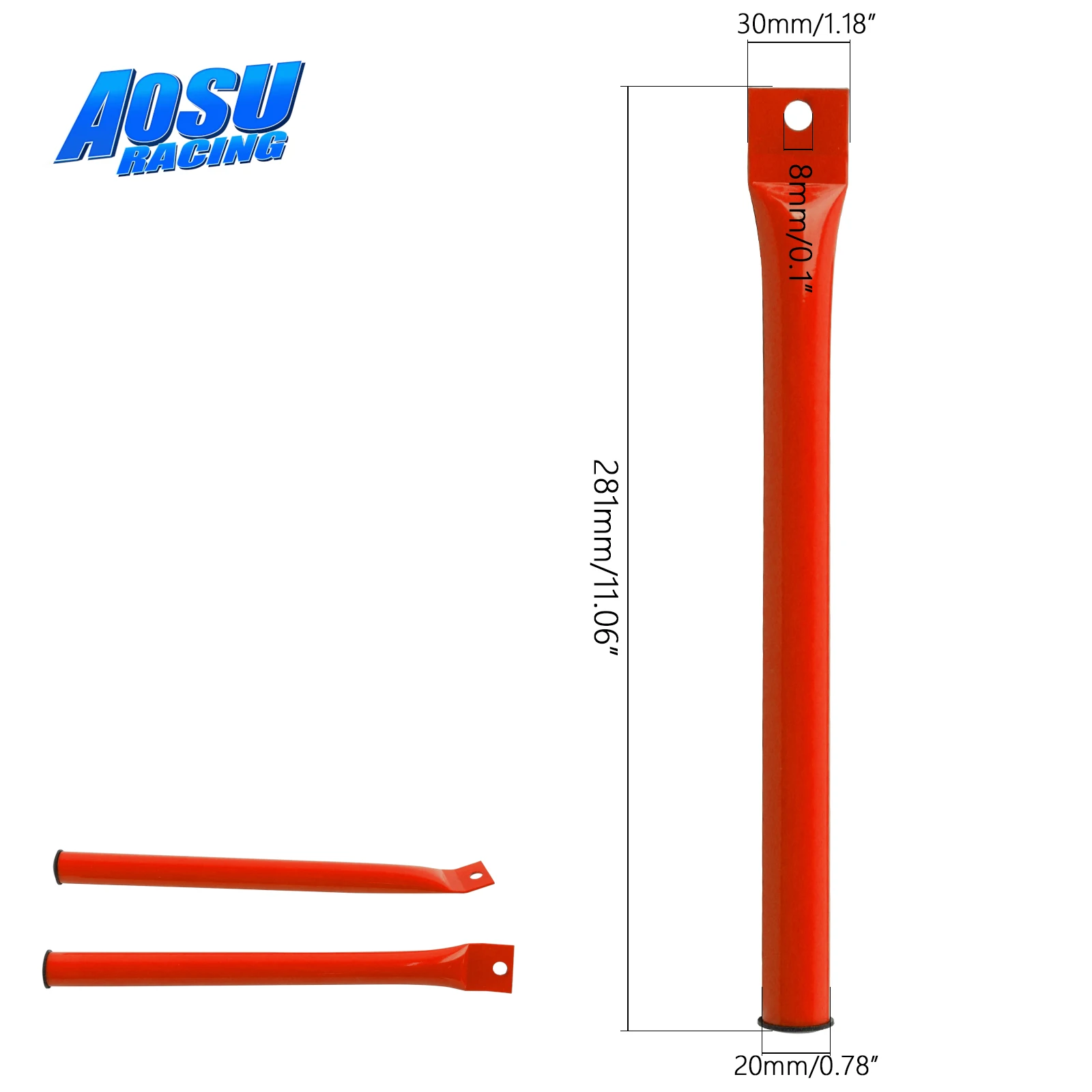 Barras de soporte en V rojas para rejilla BMW Serie 3 E90-E93
