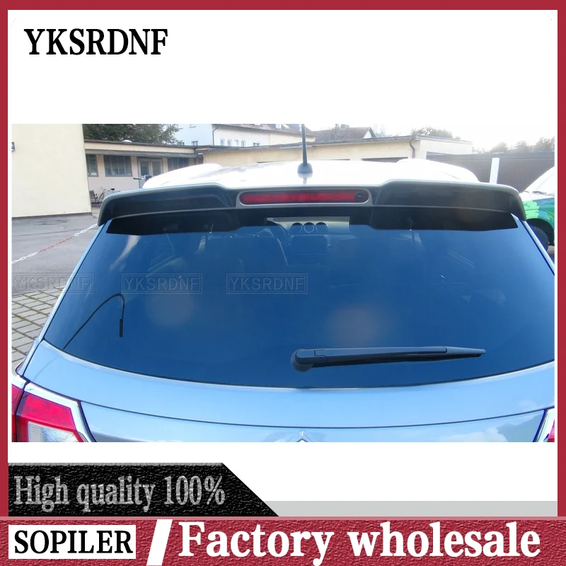 Alerón trasero de ABS sin pintar para Suzuki Vitara 2016-2020