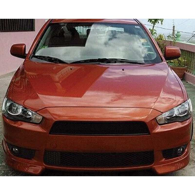 Rejilla deportiva FRP negro mate para Mitsubishi Lancer 2008-2015 - imagen 3