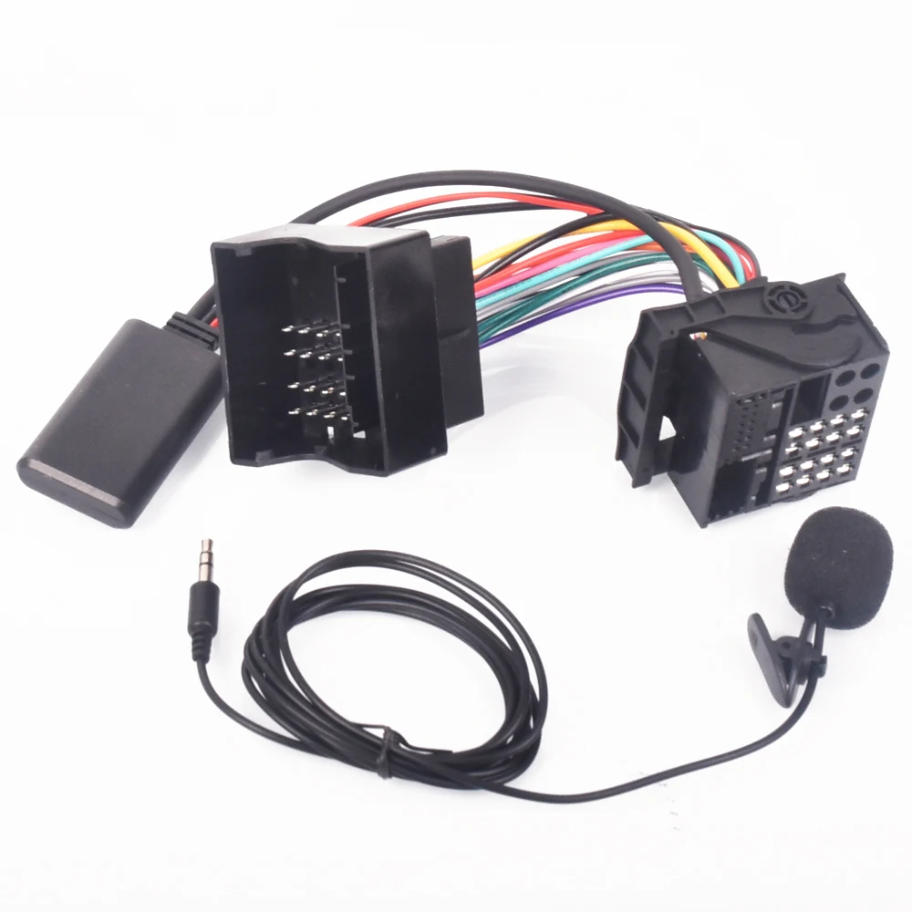 Cable adaptador Bluetooth de audio, color negro