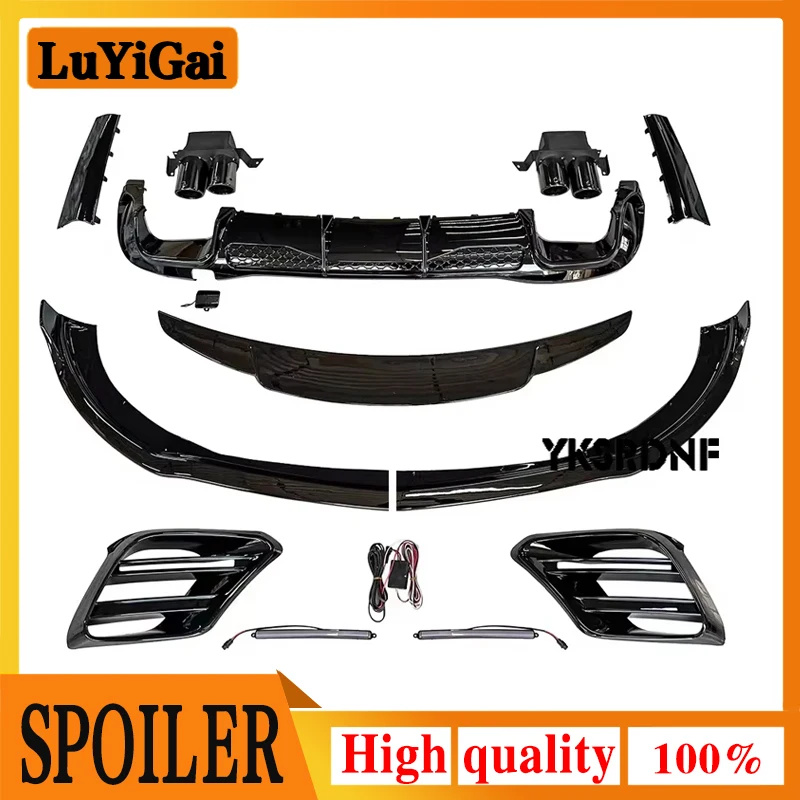 Kit tuning ABS negro brillante Mercedes Clase S W223 S400/S450