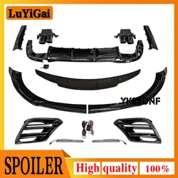 Kit tuning ABS negro brillante Mercedes Clase S W223 S400/S450