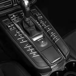 Embellecedor marco cambio de marchas fibra carbono – Porsche Macan