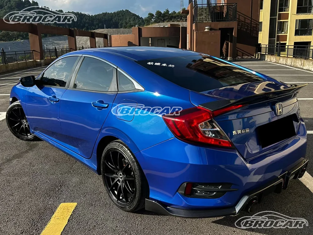Alerón maletero Honda Civic FC1 ABS negro brillante JDM - imagen 2