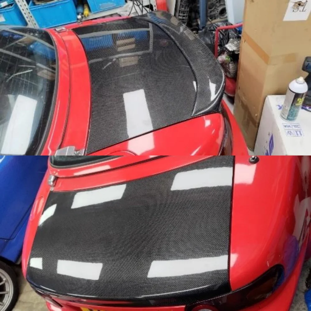 Tapa maletero fibra carbono Mazda Miata MX5 para tuning - imagen 5
