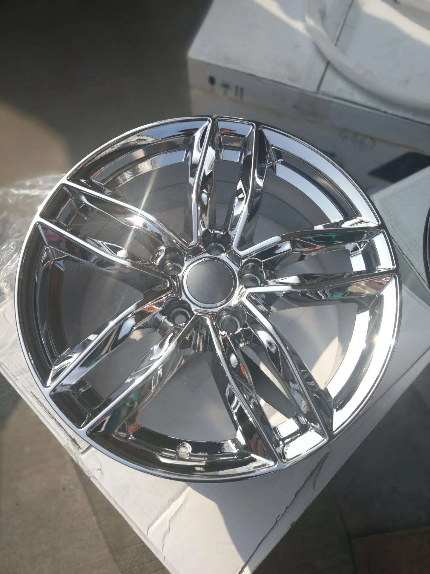 Llantas cromadas de 18 pulgadas 5x112 para Audi A3, A4, Q3 y Q5