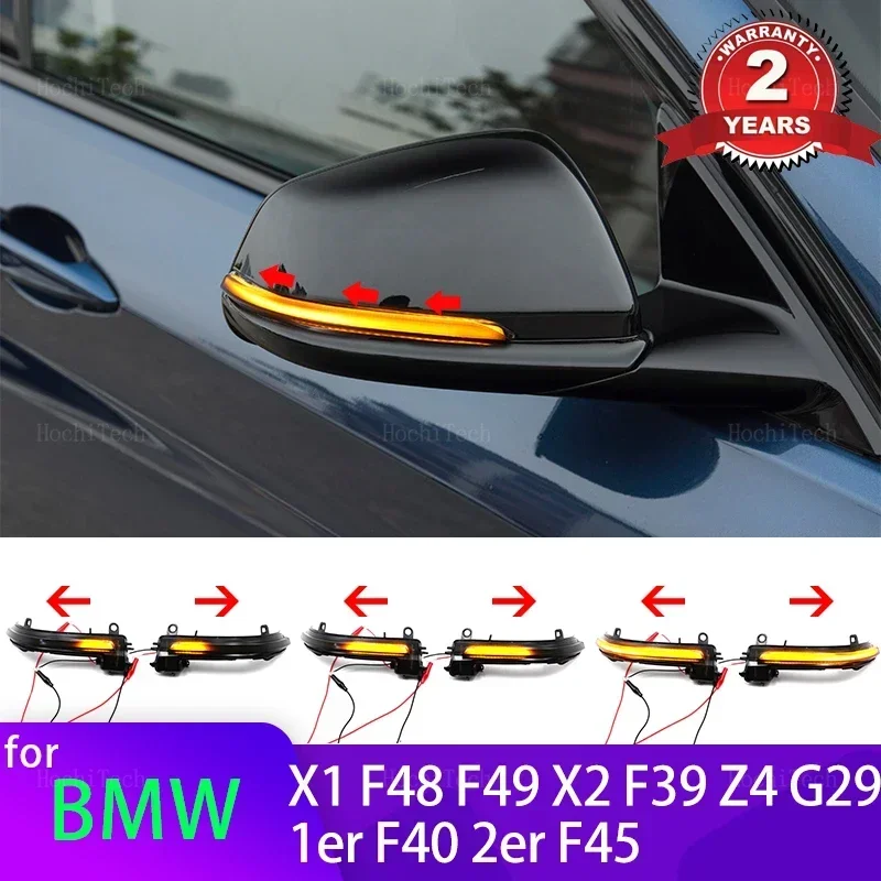 BMW X1/X2 Luz LED secuencial de giro para espejo F48/49, F39/40/45/46