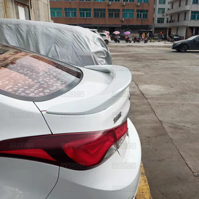 Alerón trasero de ABS con luz LED para Hyundai Elantra 2012-2015 - imagen 4