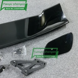 Alerón trasero GT fibra de carbono ABS universal sedán racing
