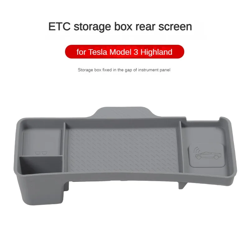 Organizador de tablero de silicona para Tesla Model 3 Highland 2024 - imagen 2