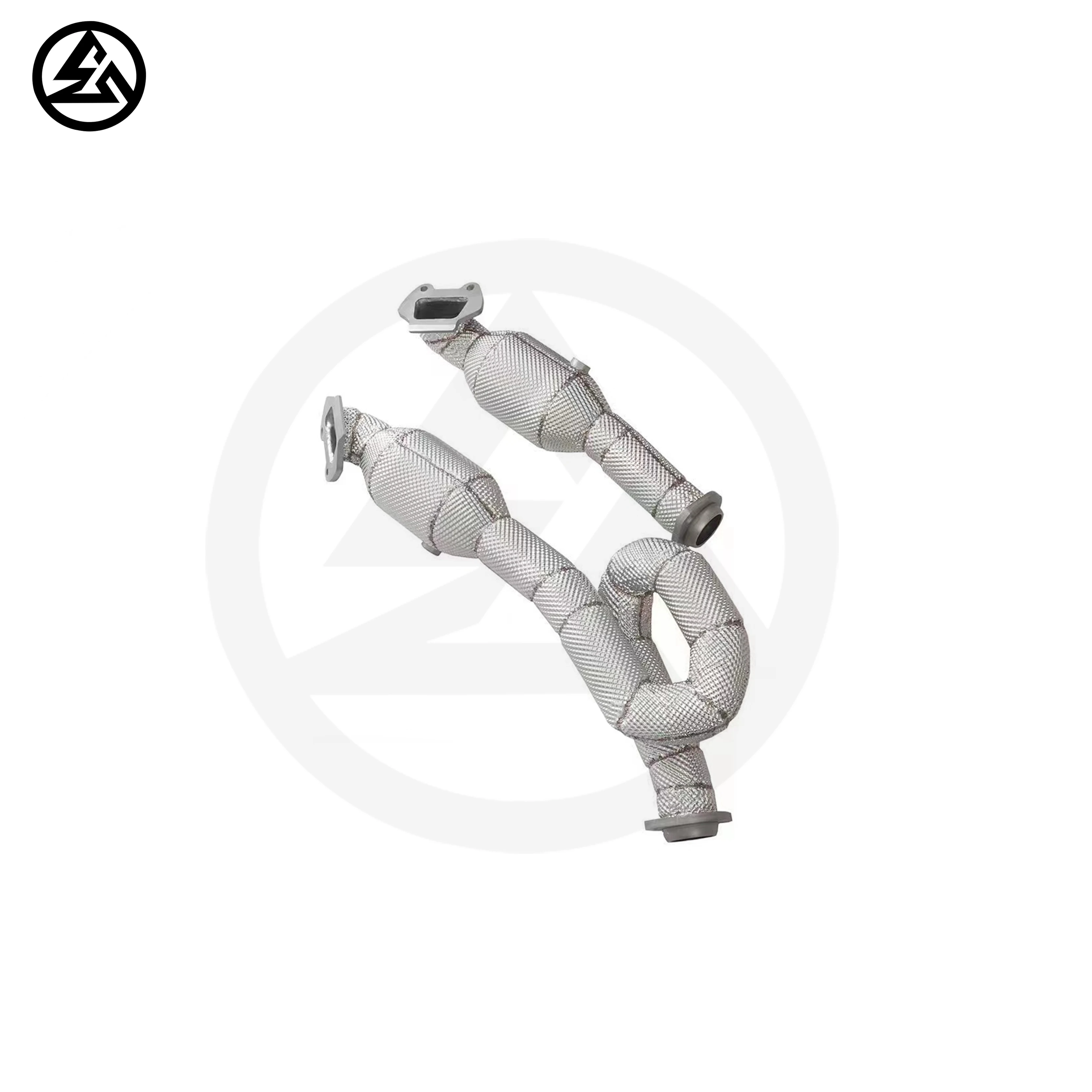 Tubo bajada alto flujo con protector térmico – Jeep Gladiator 3.6 - imagen 3