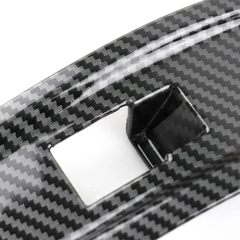 4 Uds Interior del coche fibra de carbono ventana vidrio botones de elevación cubierta de Panel embellecedor protector para Audi A3 8Y 2021 2022 2023 solo LHD - imagen 5