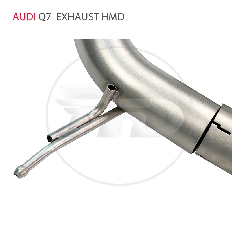 HMD Catback de acero inoxidable para Audi Q7 con válvula y resonador - imagen 4
