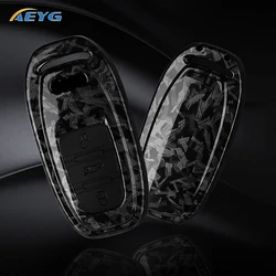 Funda de fibra de carbono ABS para llave Audi A1 A3 A4 A5 A6