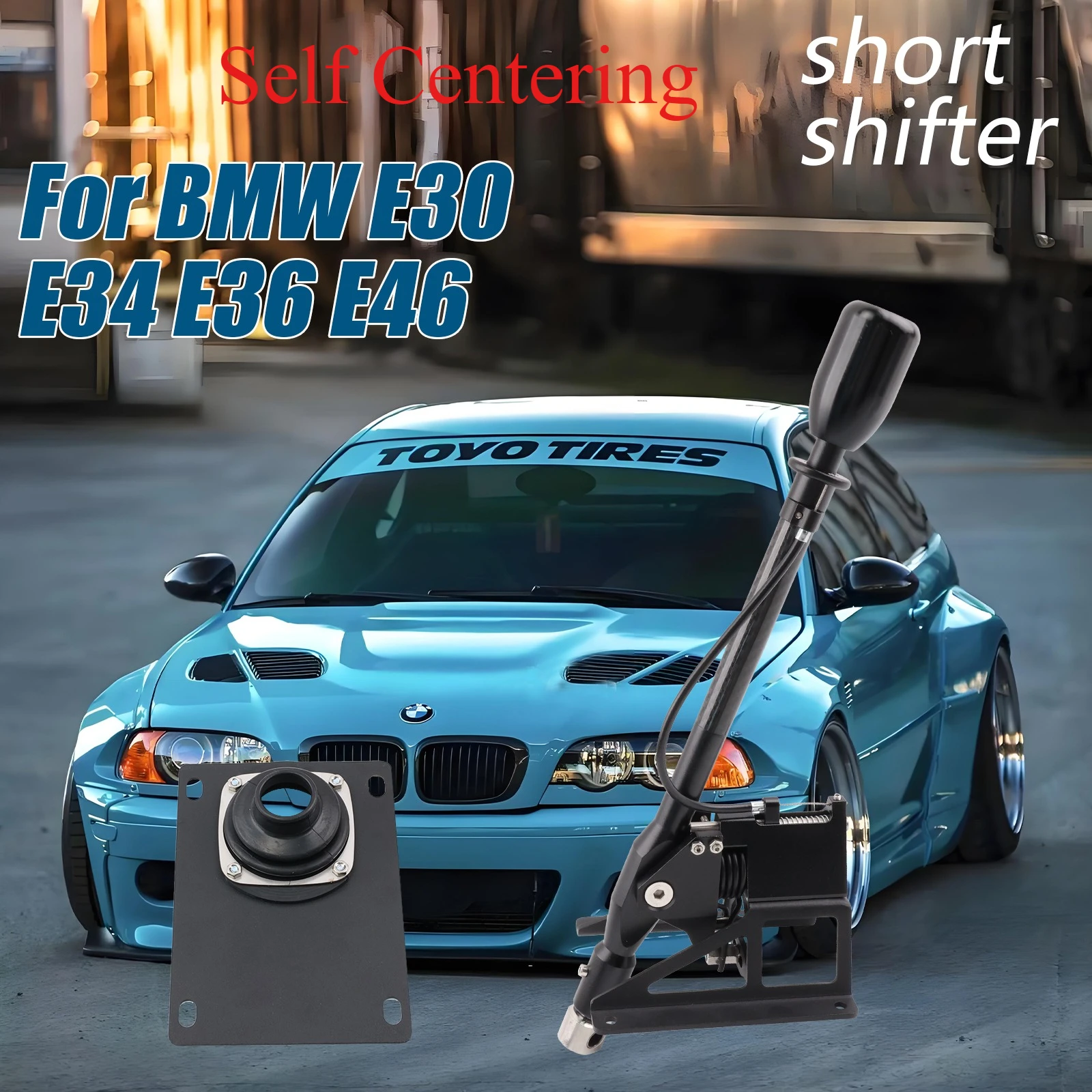Short shifter BMW V2 de competición en aluminio – E30, E36 y E46