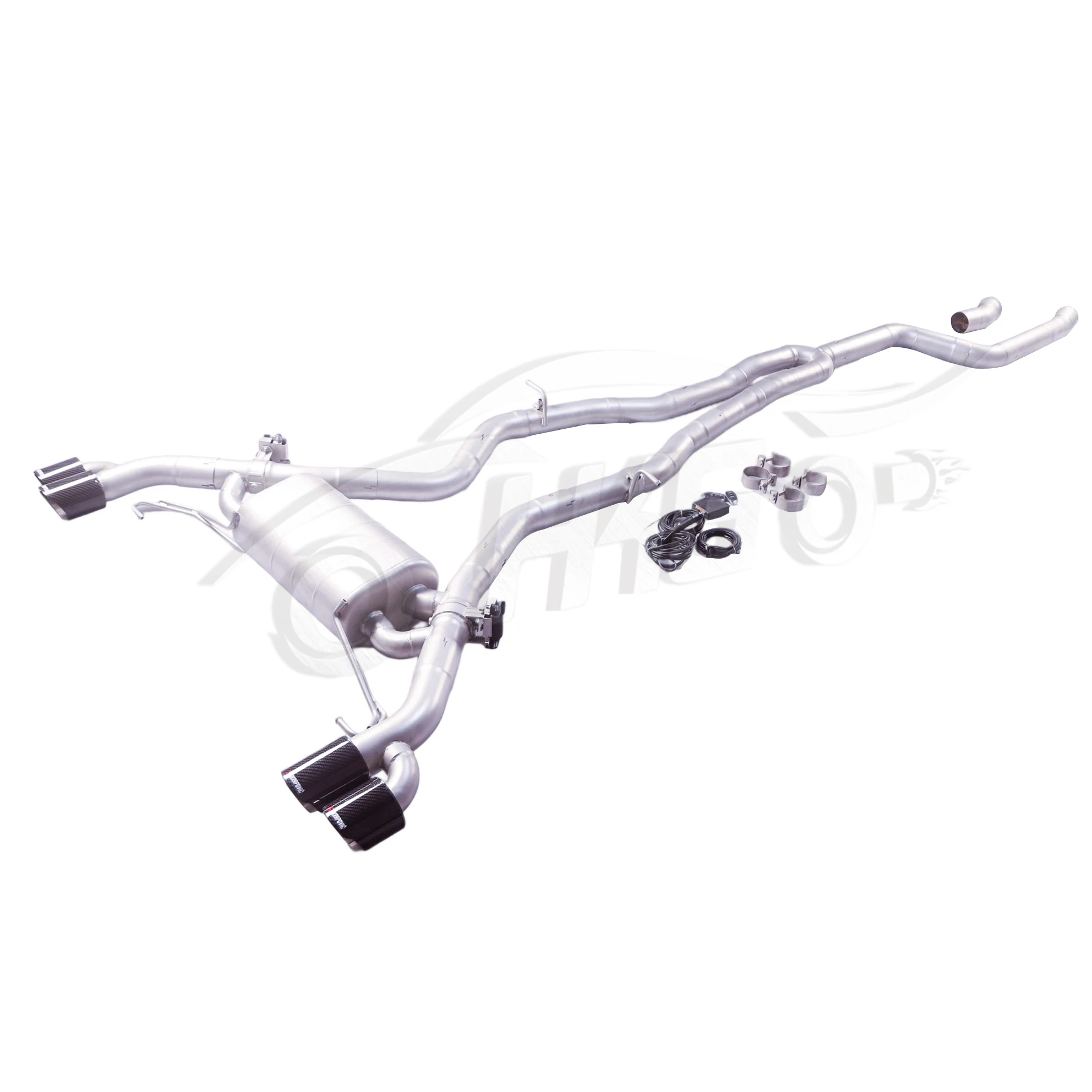 Catback ajustable de acero inoxidable BMW X3 X4 M40i 3.0T - imagen 4