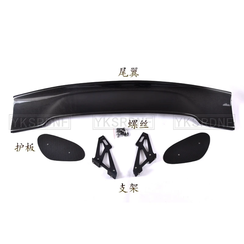 Alerón GT universal de fibra de carbono para coches sedán - imagen 3