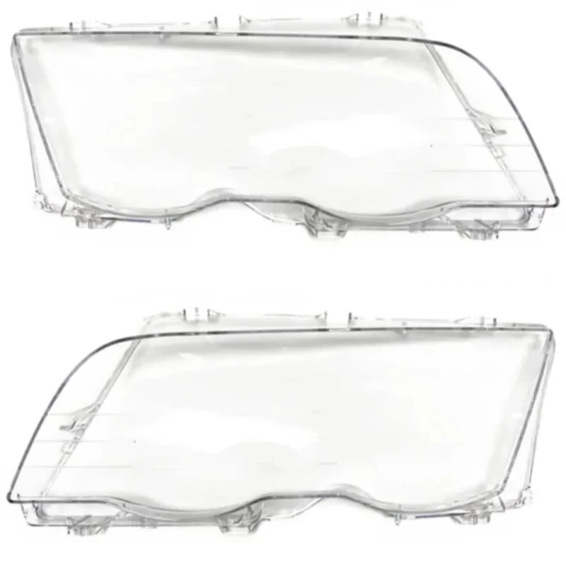 Cubierta lente faro delantero brillante BMW E46 3 Series 4p 1998-2001 - imagen 2