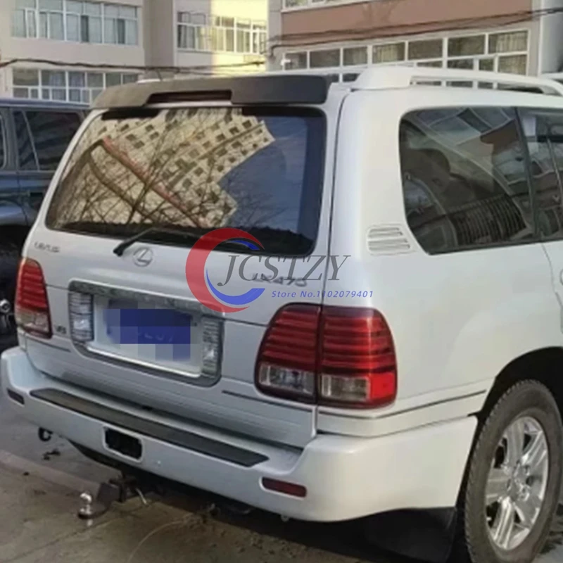 Para Toyota Land Crusier LC100 1998 1999-2006 alerón trasero alerón superior de techo negro brillante accesorios para coches Kit de carrocería