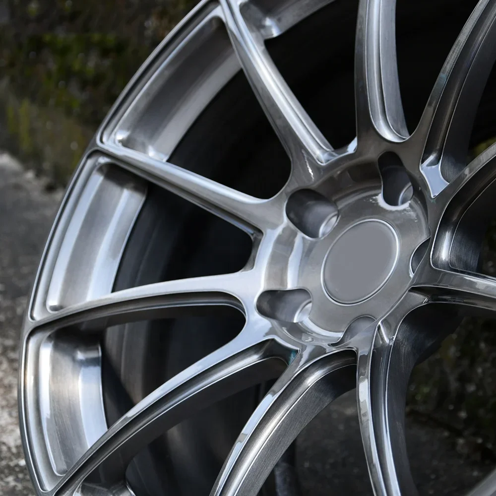 Para DEAN-C003 Ruedas forjadas personalizadas negras cepilladas Rueda de aleación de aluminio de 15 pulgadas a 26 pulgadas - imagen 2