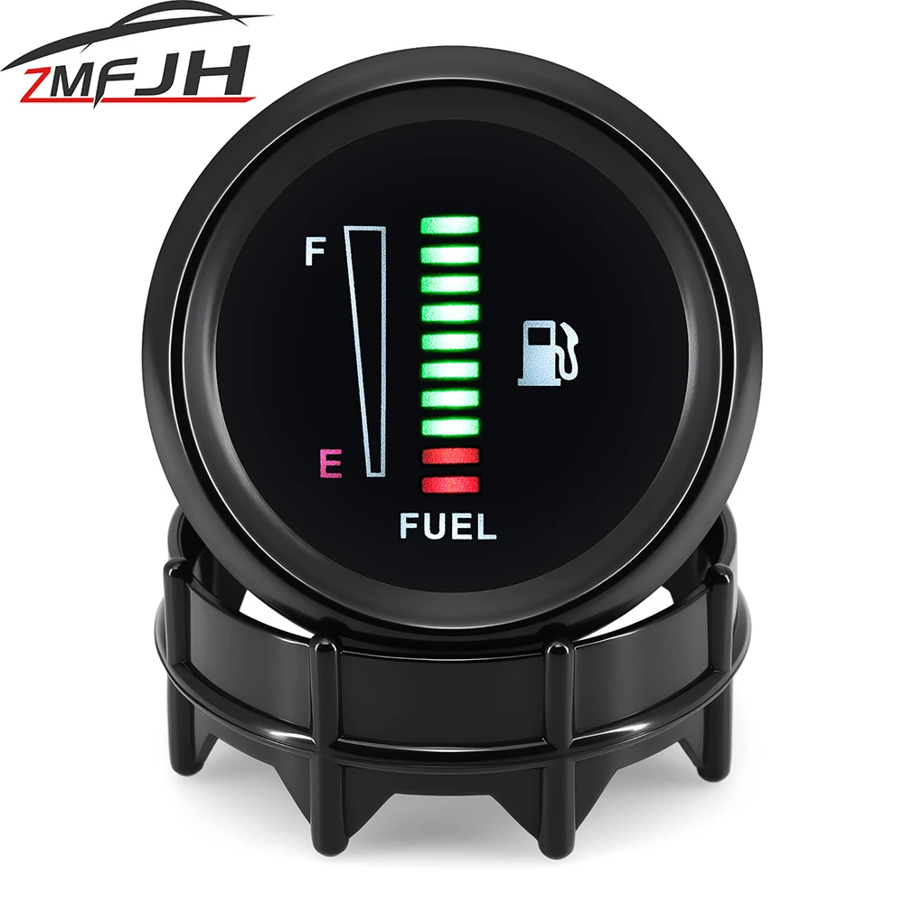 Indicador de combustible 52 mm 240-33 Ω 12 V para coche y moto