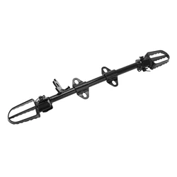 Soporte de estribera negro para CRF50 y Pit Bike