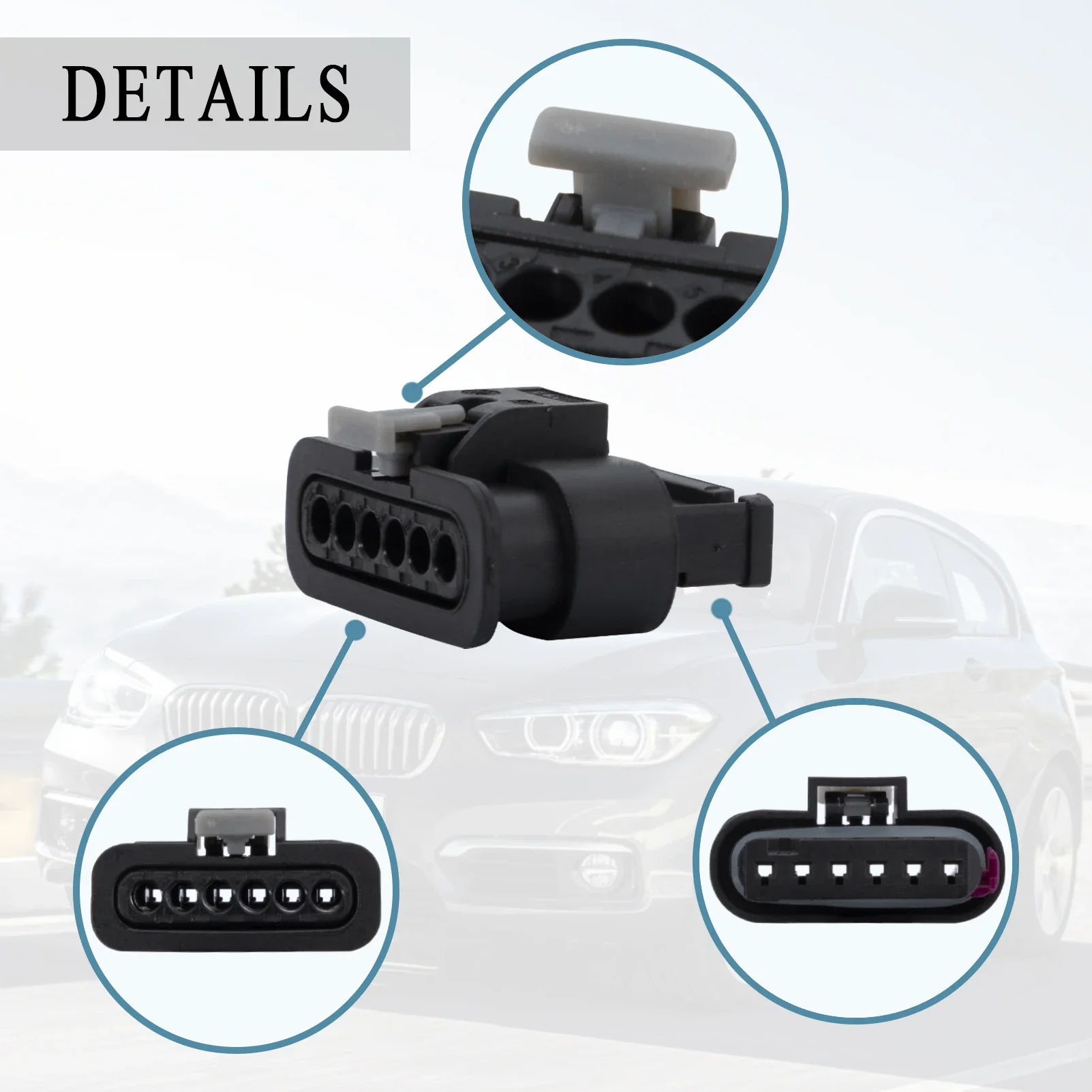 Conector de piloto trasero de 6 pines para BMW Serie 1, 2, 3 y 4 - imagen 4