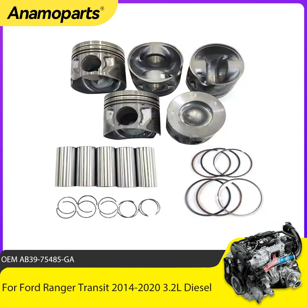 Juego de segmentos de pistón para Ford Ranger/Transit 3.2 Diesel